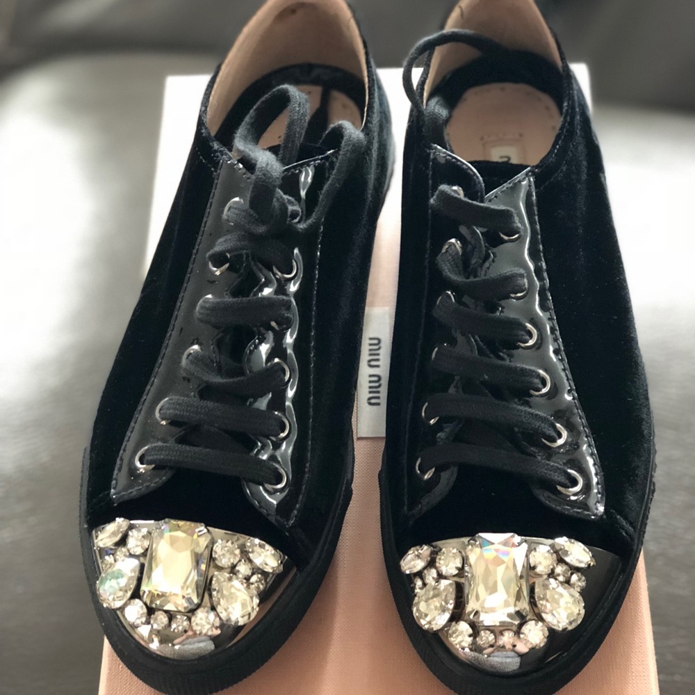 Miu Miu Calzature Donna Velutto sneaker 37.5